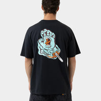 SANTA CRUZ POPSICLE HAND MEN'S T-SHIRT - OFF BLACK