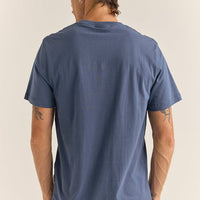 RHYTHM BRAND TEE - NAVY