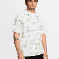 QUIKSILVER DNA DESTINATION ISLAND SS - SNOWWHITE DNA DESTINA ISLANDSS