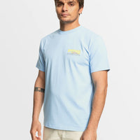 QUIKSILVER BOXED OUT SS - AIRY BLUE