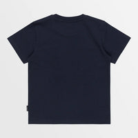 QUIKSILVER BUBBLE CHECK SS BOY - DARK NAVY
