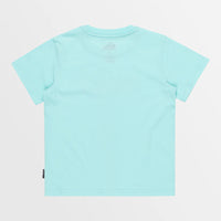 QUIKSILVER BUBBLE CHECK SS BOY - ISLAND PARADISE