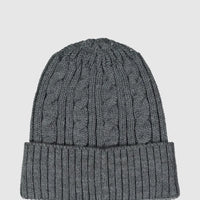 QUIKSILVER CABLE BEANIE - CHARCOAL HEATHER