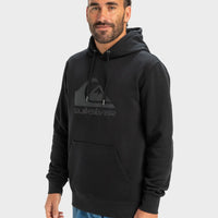 QUIKSILVER COMP LOGO HOODIE - BLACK