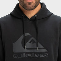 QUIKSILVER COMP LOGO HOODIE - BLACK