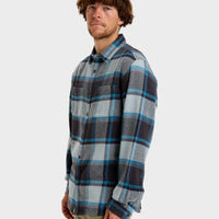 QUIKSILVER DNA FLANNEL - QUARRY PLAID