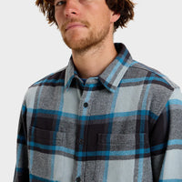 QUIKSILVER DNA FLANNEL - QUARRY PLAID