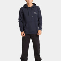 QUIKSILVER DNA MIX HOODIE - DARK NAVY