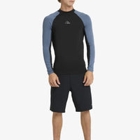 QUIKSILVER SOLID STREAK SHORT SLEEVE - CHINA BLUE