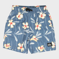 QUIKSILVER EVERYDAY STRAIGHT VOLLEY 17NB - CHINA BLUE DUSTY FLORAL