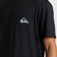 QUIKSILVER MEN'S EVERYDAY SURF TEE SHORT SLEEVE UPF 50 - BLACK