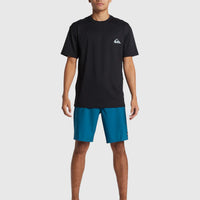 QUIKSILVER MEN'S EVERYDAY SURF TEE SHORT SLEEVE UPF 50 - BLACK