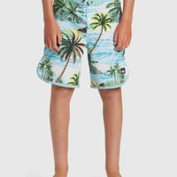 QUIKSILVER HIGHLINE SCALLOP YTH 17'' BOARDSHORTS