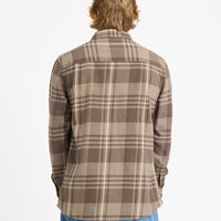QUIKSILVER MENS SCRIBE PLAID LONG SLEEVE SHIRT - SENECA ROCK SCRIBE PLAID