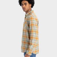 QUIKSILVER QS CLASSIC FLANNEL - CHINOIS GREEN CLASSIC FLANNEL