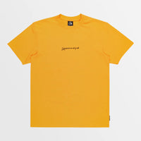 QUIKSILVER QS RUSHED DNA LOGO - RADIANT YELLOW