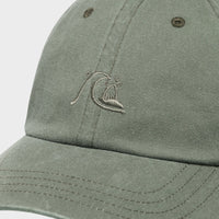 QUIKSILVER RAD SPLATTER DAD CAP - GRAPE LEAF