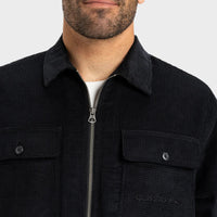 QUIKSILVER MENS SHAPAC RAD CASUAL JACKET - BLACK