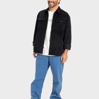 QUIKSILVER MENS SHAPAC RAD CASUAL JACKET - BLACK