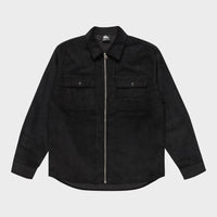 QUIKSILVER MENS SHAPAC RAD CASUAL JACKET - BLACK