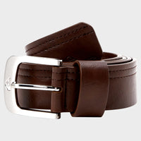 QUIKSILVER STITCHIN BELT - CHOCOLATE BROWN