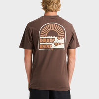 QUIKSILVER SUNSET ARC WAVE - CHOCOLATE BROWN