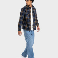 QUIKSILVER SURF DAYS LONG SLEEVE SHIRT - ESTATE BLUE