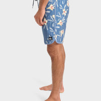 QUIKSILVER SURFSILK SCALLOP - CHINA BLUE DUSTY FLORAL