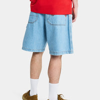 QUIKSILVER YG BAGGY DENIM SHORT - INDIGO LIGHT