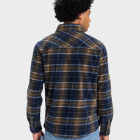 QUIKSILVER SURF DAYS LONG SLEEVE SHIRT - ESTATE BLUE