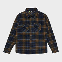 QUIKSILVER SURF DAYS LONG SLEEVE SHIRT - ESTATE BLUE