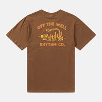 RHYTHM WORN PATH SHORT SLEEVE TEE - CHOCOLATE