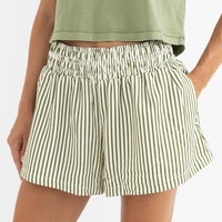 RHYTHM COVE STRIPE SHORT - ALOE