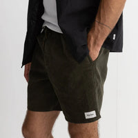 RHYTHM CLASSIC CORD JAM SHORT - OLIVE