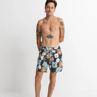 RHYTHM FLORAL TRUNK MENS - VINATGE BLACK