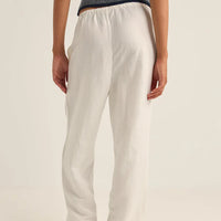 RHYTHM FRANKIE ELASTIC PANT - WHITE