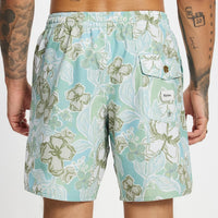 RHYTHM IN BLOOM BEACH SHORT - SEA BLUE