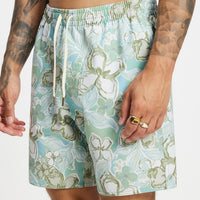 RHYTHM IN BLOOM BEACH SHORT - SEA BLUE
