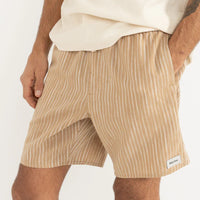 RHYTHM JACQUARD LINEN JAM - SAND STRIPE