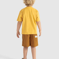 RHYTHM KIDS SUN RA SS T-SHIRT - YELLOW