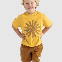 RHYTHM KIDS SUN RA SS T-SHIRT - YELLOW