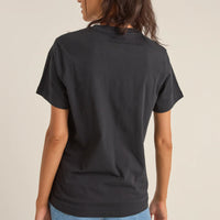 RHYTHM LOGO BOYFRIEND T-SHIRT - BLACK