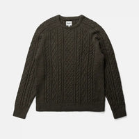 RHYTHM MOHAIR FISHERMANS KNIT - FATIGUE