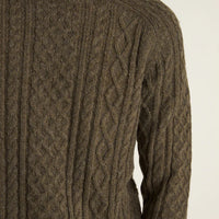 RHYTHM MOHAIR FISHERMANS KNIT - FATIGUE