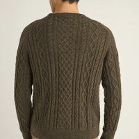 RHYTHM MOHAIR FISHERMANS KNIT - FATIGUE