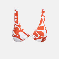 RHYTHM POPPY FLORAL TWIST FRONT TOP - RED