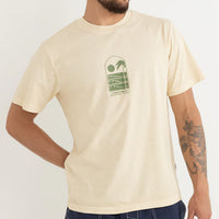 RHYTHM PORTAL VINTAGE TEE - NATURAL
