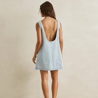 RHYTHM RILEY DENIM MINI DRESS - LIGHT WASH