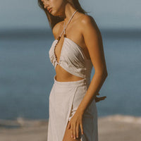RHYTHM SANTANA CUT OUT MAXI DRESS