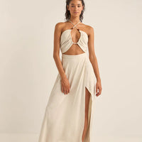 RHYTHM SANTANA CUT OUT MAXI DRESS